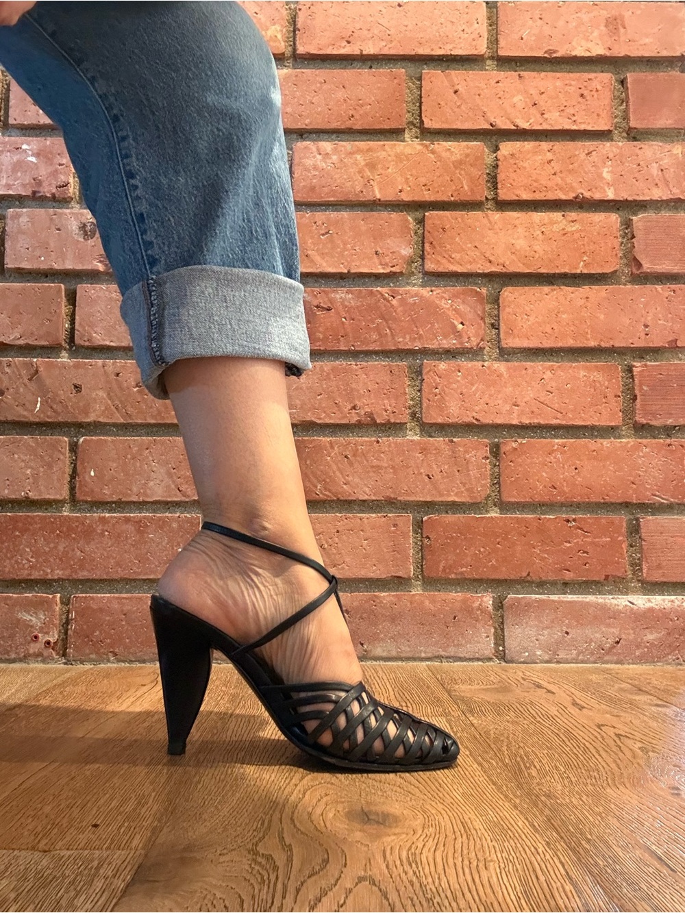Beautiful Prada cage heels